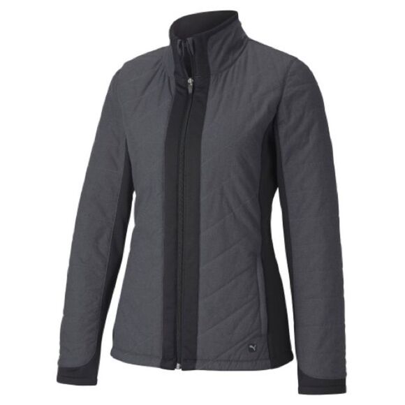Puma Gray Primaloft Lightweight Puffer Golf Jacket Size Extra Small - Picture 1 of 15